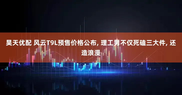 昊天优配 风云T9L预售价格公布, 理工男不仅死磕三大件, 还造浪漫